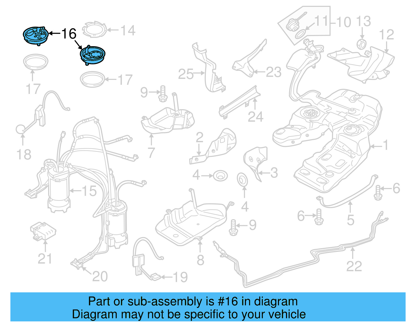Fuel Pump Housing 7P0-919-679-A - View 4