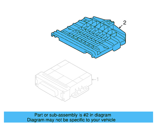 Control Module Bracket 7P0-927-815 - View 5