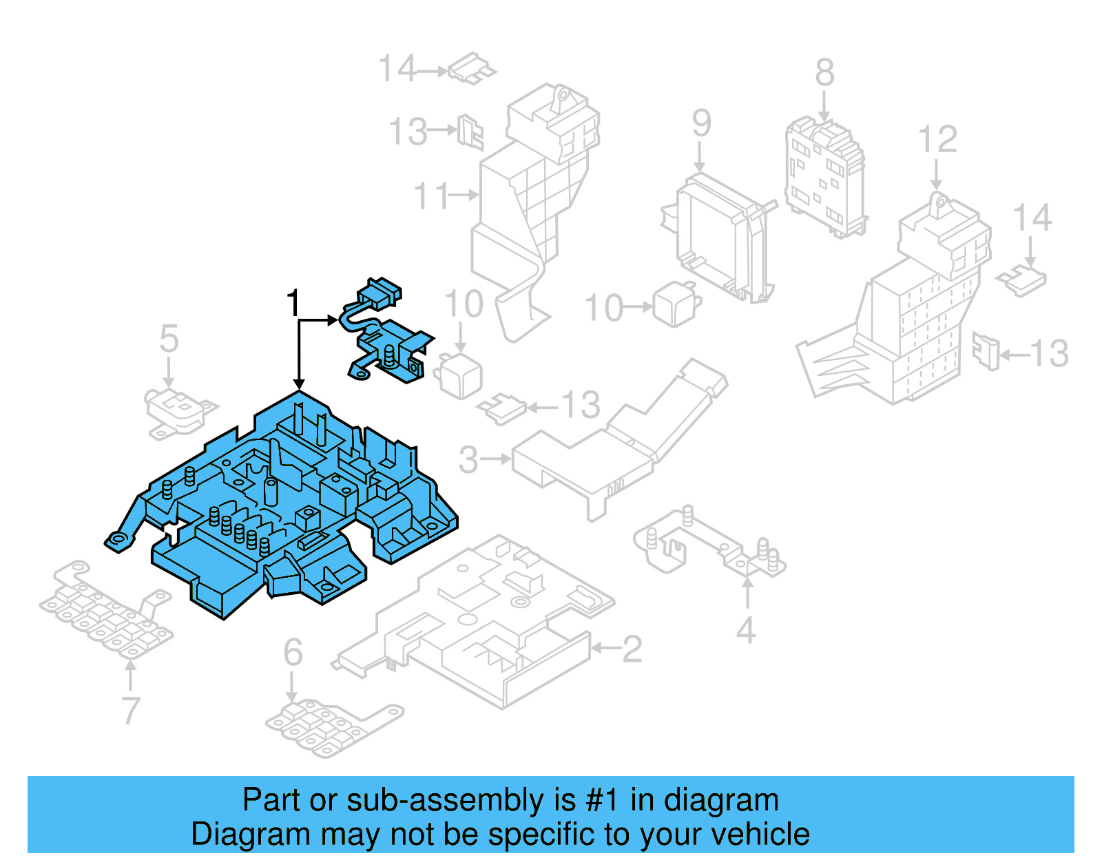 Fuse Box 7P0-937-548-G - View 4