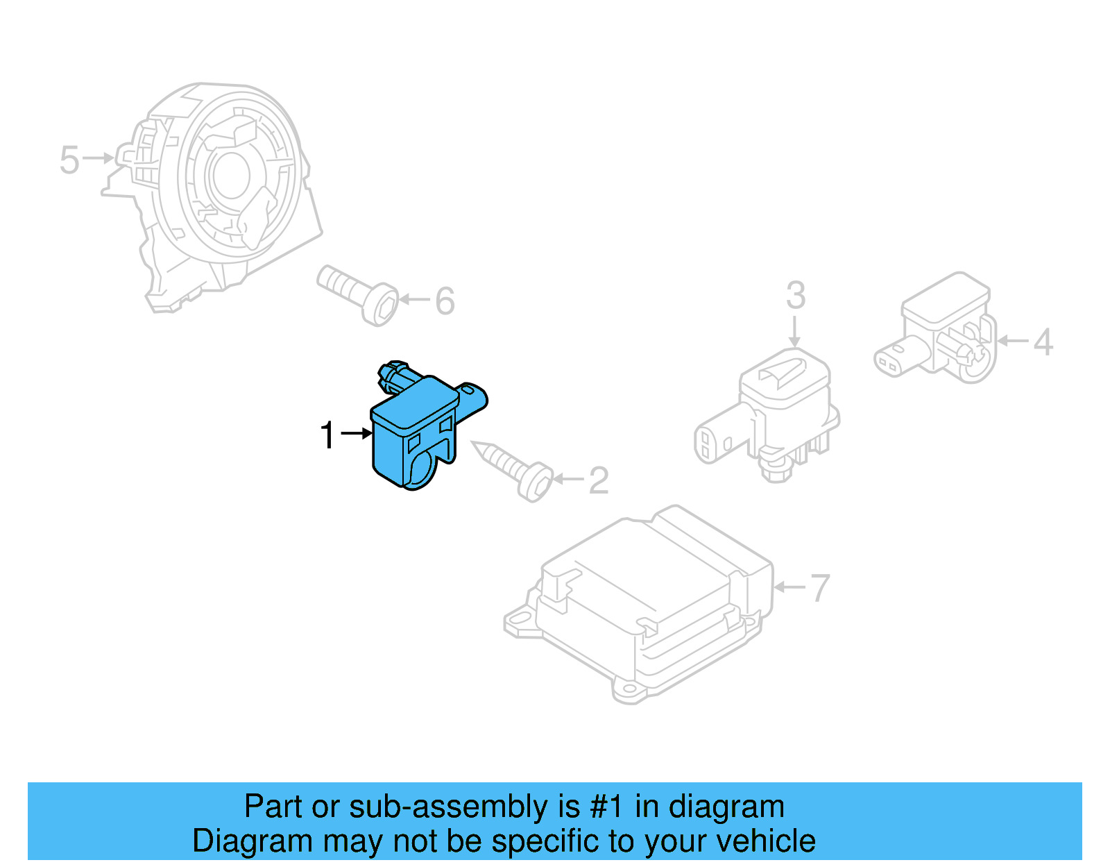 Ft Impact Sensor 7P0-959-651 - View 2