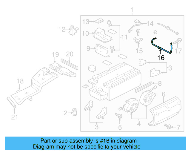 Battery Ground Strap 7P0-971-235-B - View 4