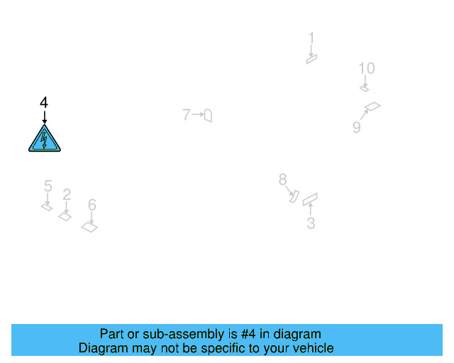 Label 1C0-010-332 - View 55