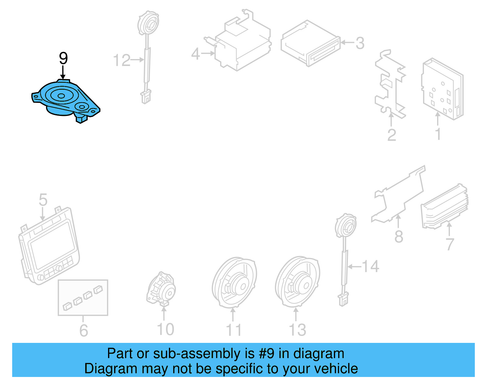 Inst Panel Speaker 7P6-035-827-A