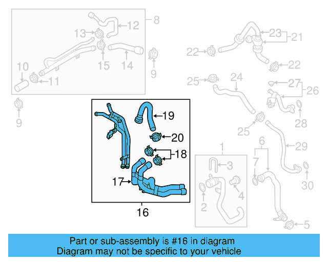 Hose & Tube Assembly 7P6-121-070-BM