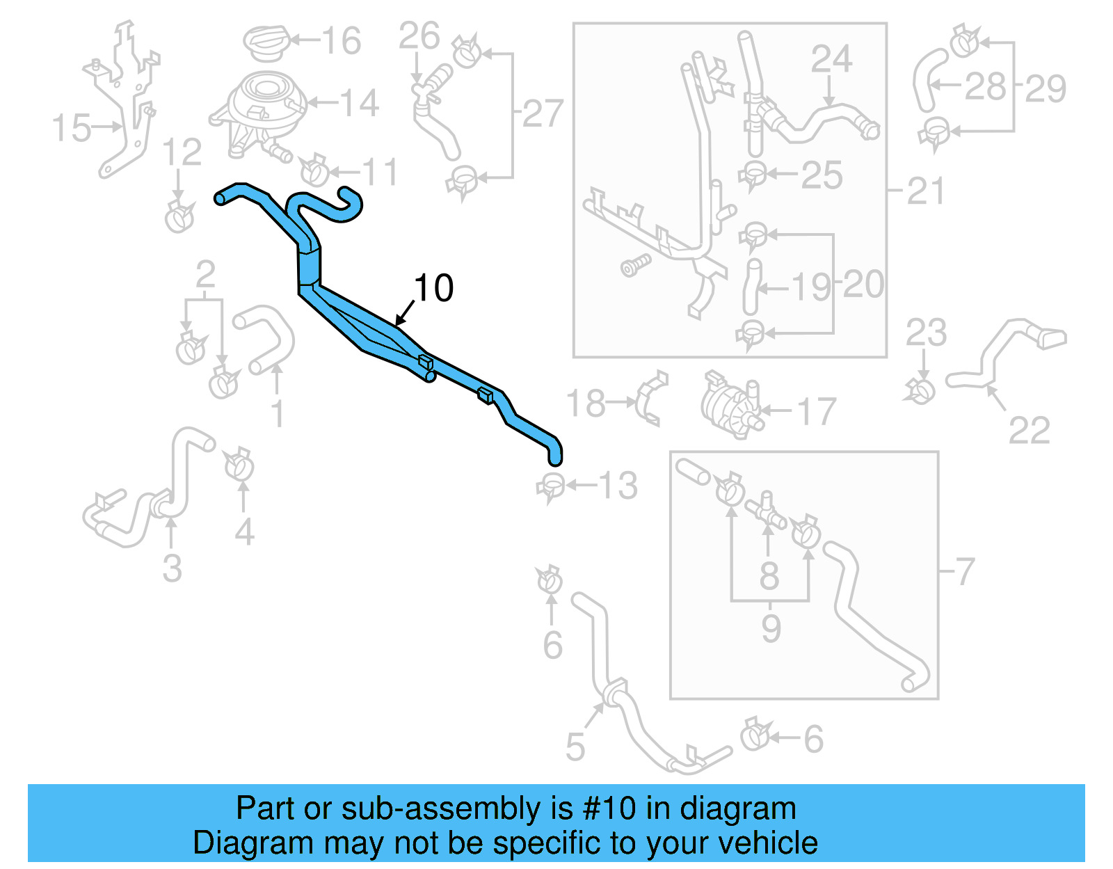 Reservoir Hose 7P6-122-109-B
