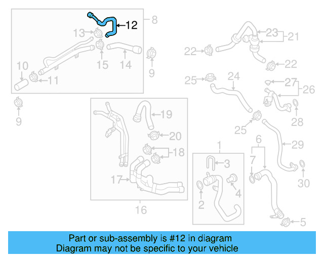 Water Hose 7P6-122-109-C
