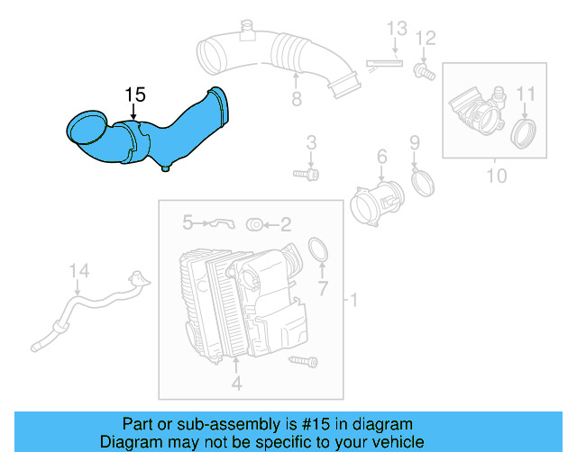 Intake Pipe 7P6-129-609-A - View 14