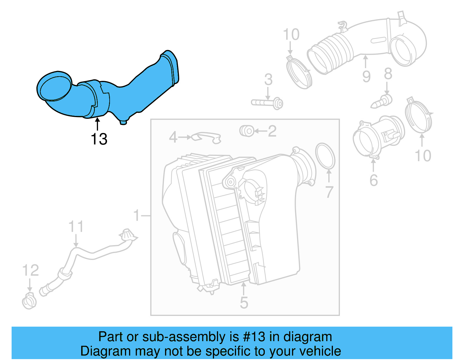 Intake Pipe 7P6-129-609-A - View 16