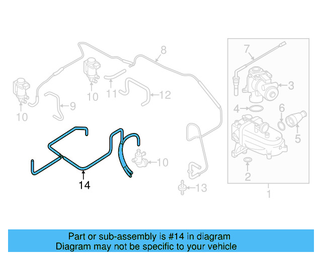 Connector Hose 7P6-133-798-J - View 4