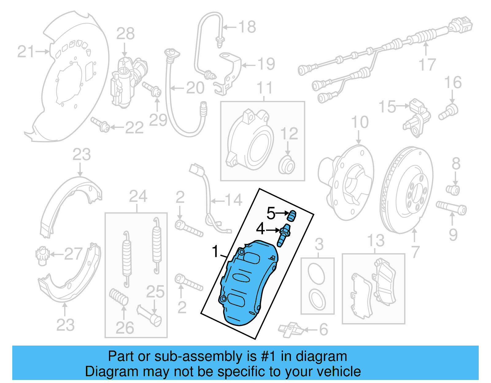Caliper 7P6-615-423-F - View 7