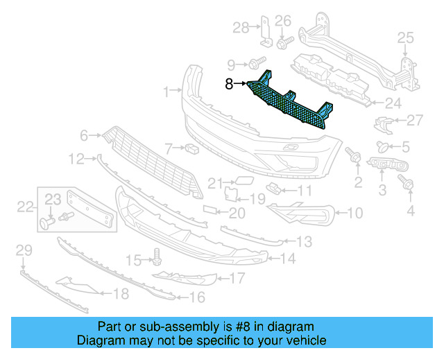 Center Support 7P6-807-192-C - View 4
