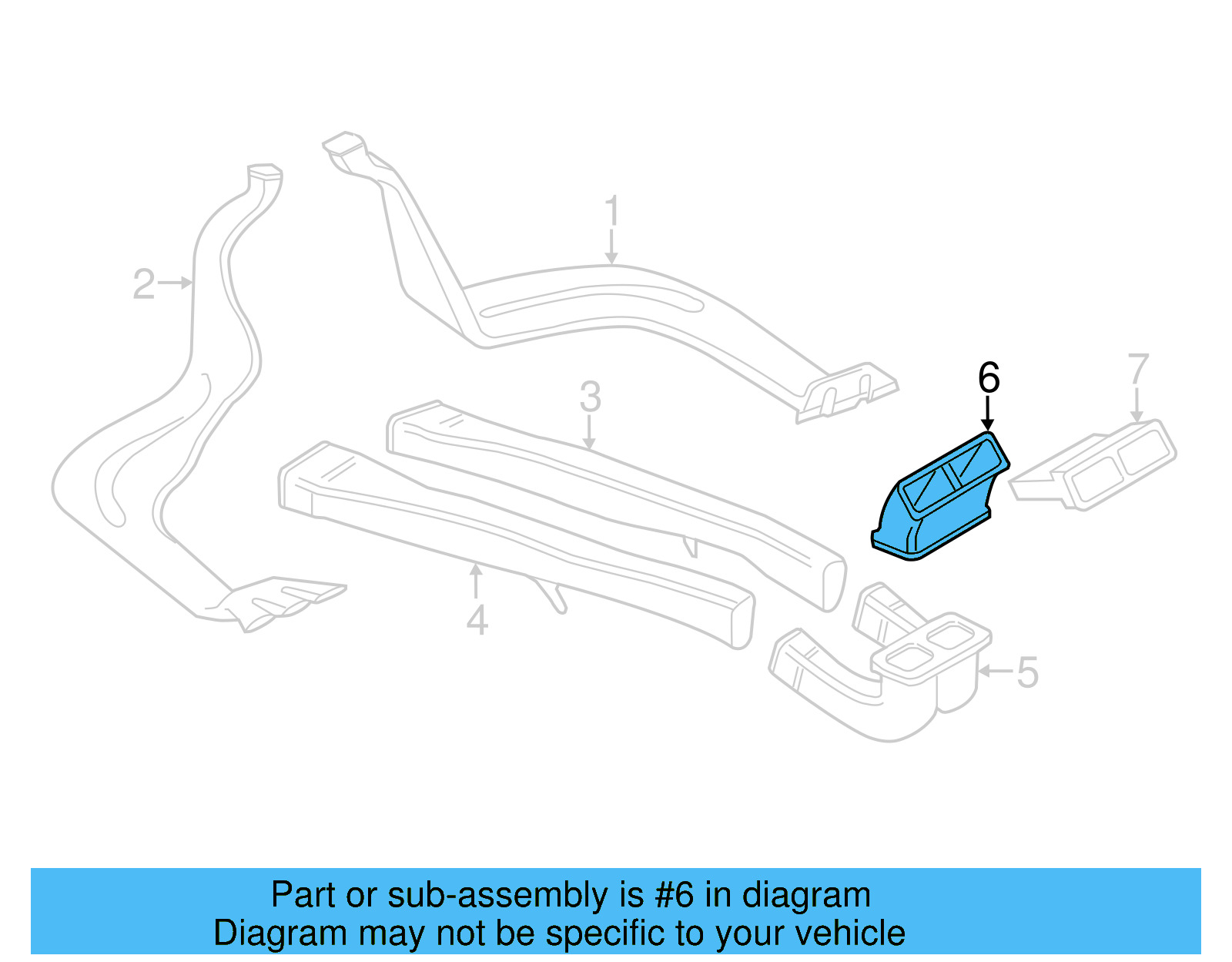 Supply Duct 7P6-819-240 - View 2