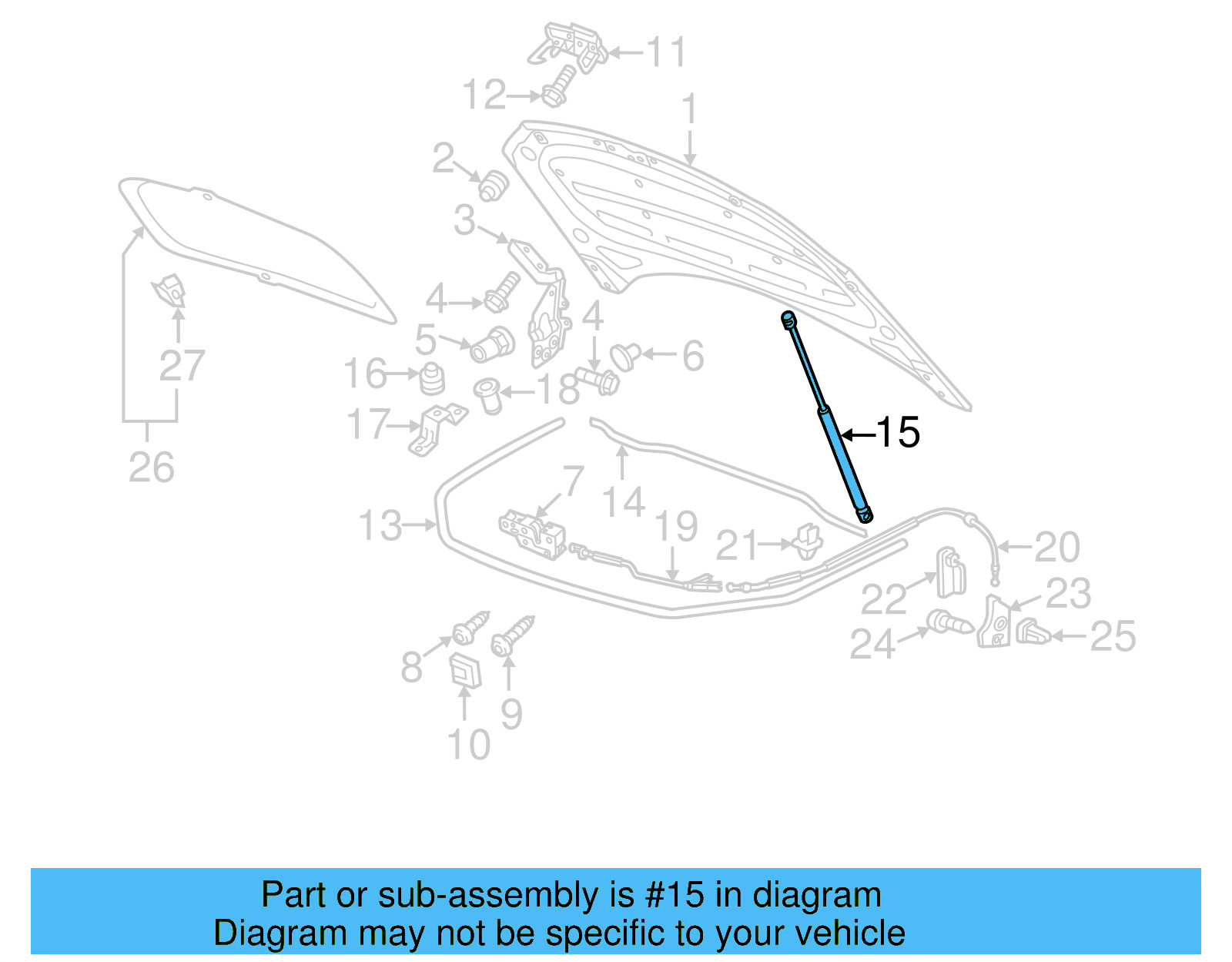 Support Strut 7P6-823-359-A - View 7