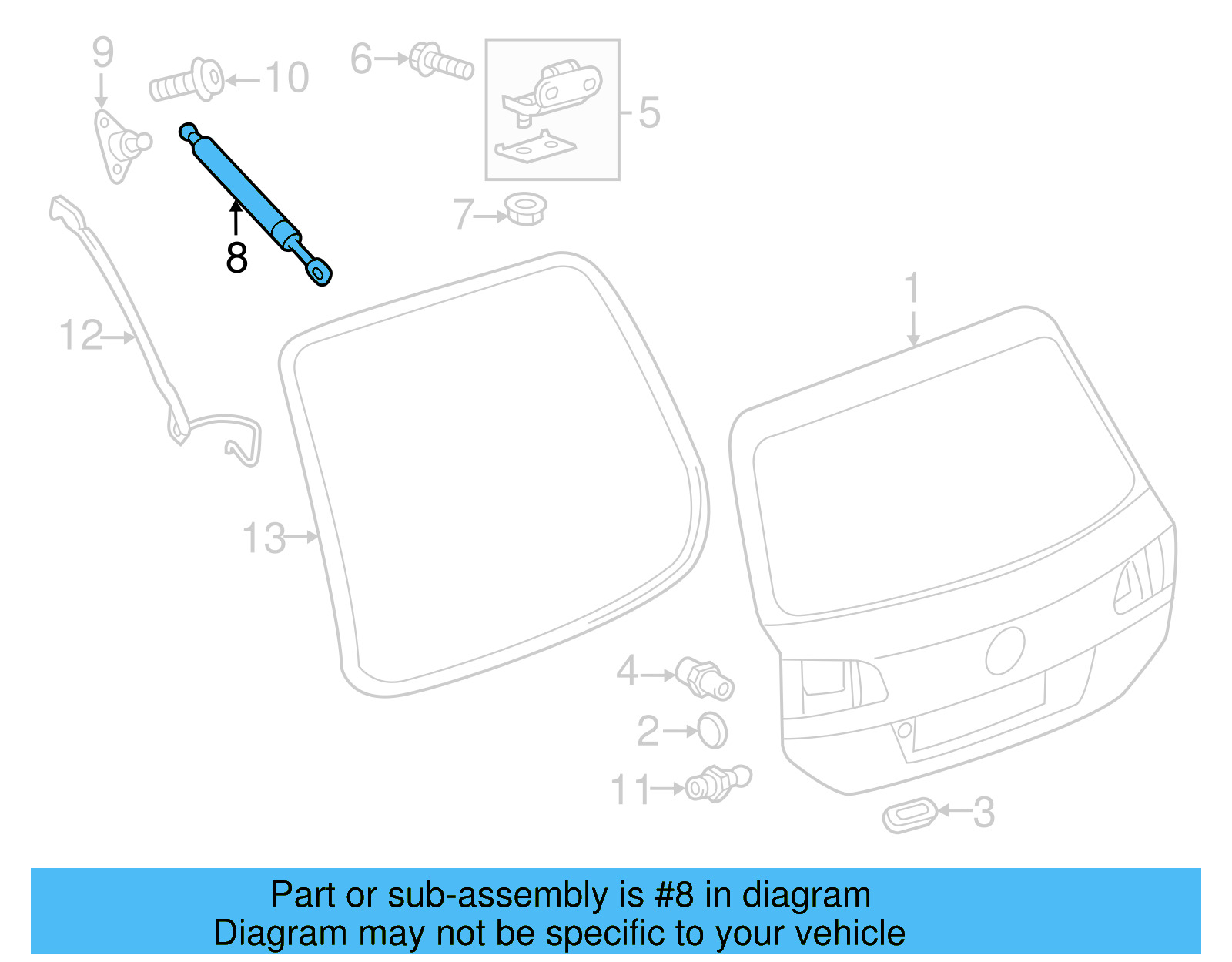 Support Cylinder 7P6827851EIIT - View 4