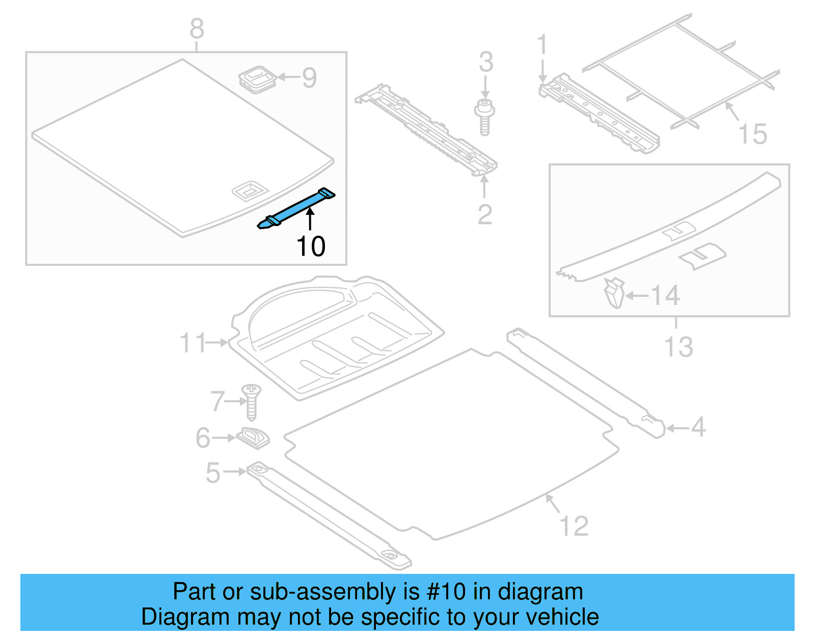 Handle Retainer 7P6-863-637-A - View 4