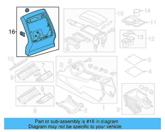 Rear Trim 7P6-864-299-81U - View 16