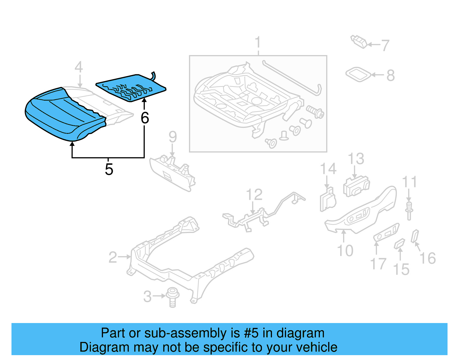 Cushion Cover 7P6-881-405-FT-Y0D