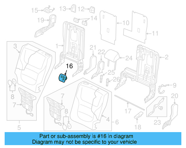 Child Seat Bracket Sleeve 7P6-887-233-A-9B9 - View 5