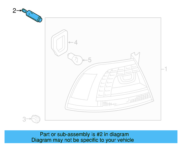Tail Lamp Assembly Fastener 7P6-945-300-A - View 8