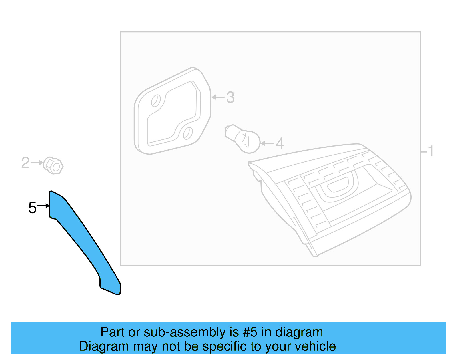 Side Trim 7P6-945-425 - View 2