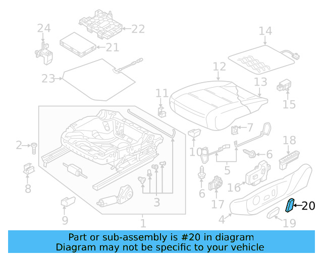 Knob 7P6-959-817-A-QWA - View 30