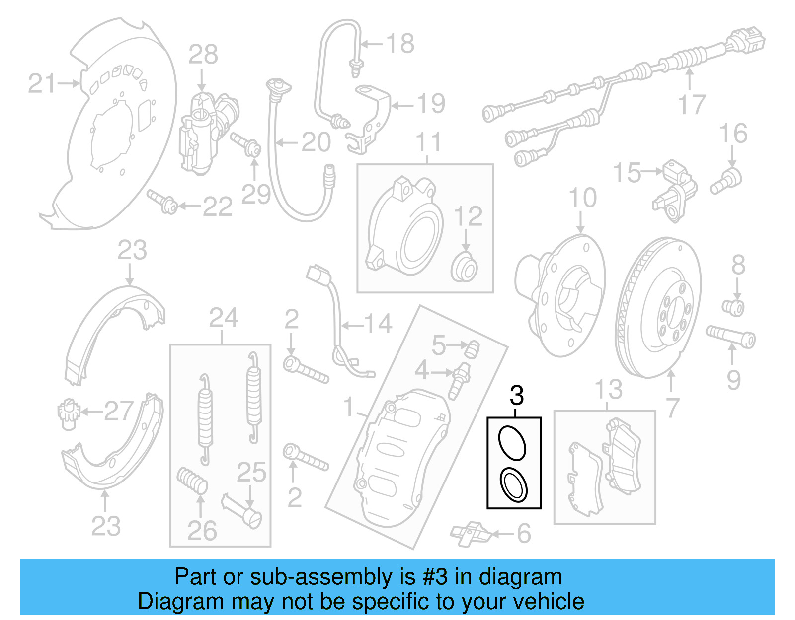 Caliper Seal 7PP-698-671 - View 4