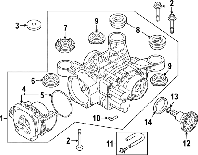Differential Assembly Upper Bushing 5Q0-599-437 - View 7