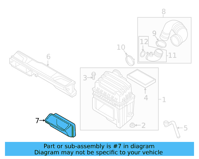 Intake Duct 3QF-129-618 - View 7