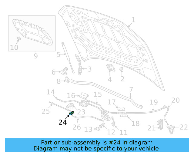 Handle 3G0-823-533-82V - View 32