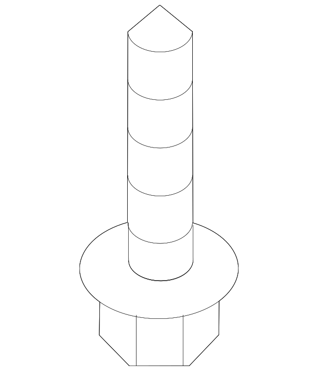 Fuel Tank Mount Bolt N-911-591-01 - View 2