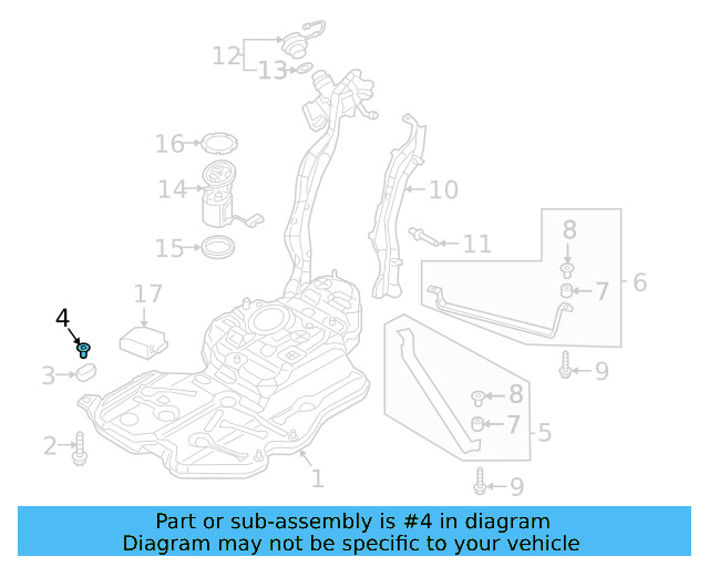 Tank Strap Bushing 3Q0-201-693 - View 12