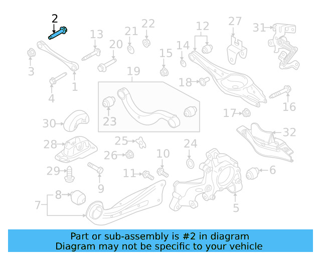 Tie Rod Assembly Mount Bolt N-106-283-01 - View 12