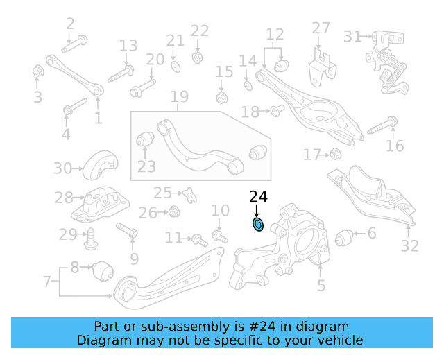 Upper Control Arm Lock Washer WHT-000-724 - View 24