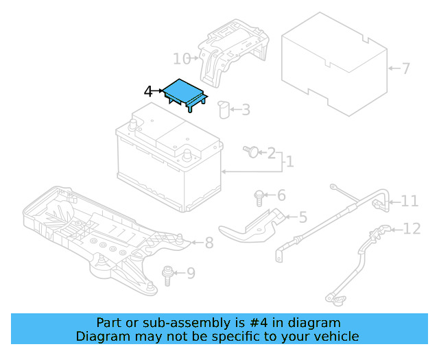 Battery Cover 3QF-971-813 - View 3