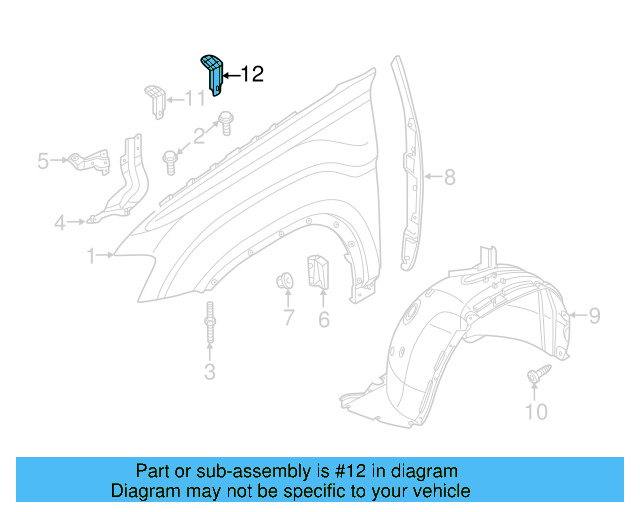 Rear Bracket 3CN-809-471 - View 6