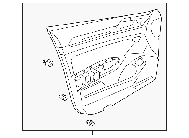 Door Trim Panel 3G8-867-012-BM-YKX