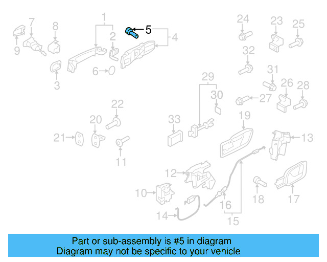 Handle Base Bolt N-911-768-01 - View 31