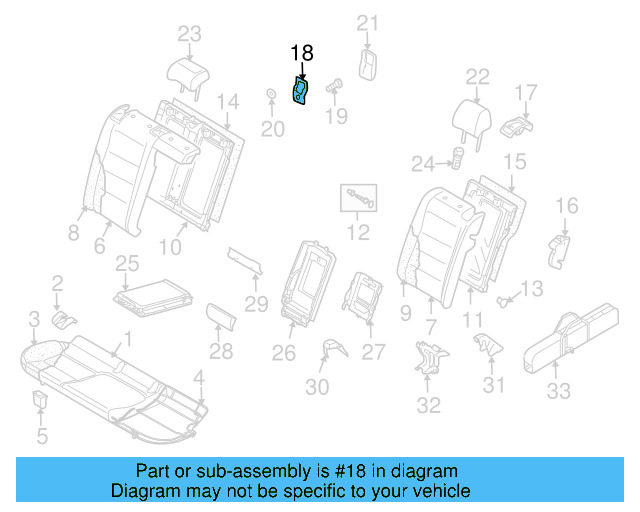 Child Seat Bracket 1K6-887-269 - View 22
