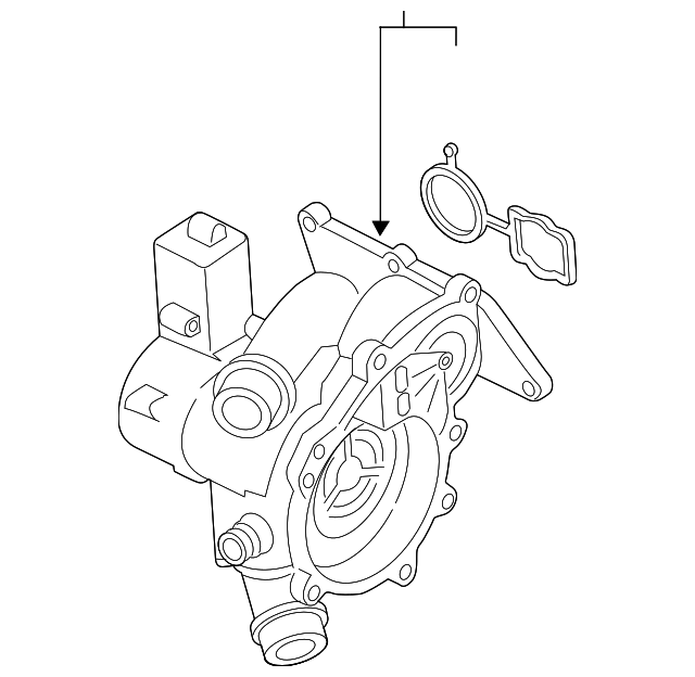 Engine Water Pump Housing 06L-121-111-P - View 14