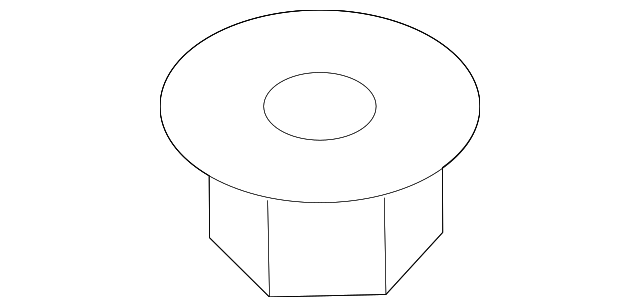 Roof Rail Lock Nut N-107-370-01 - View 2