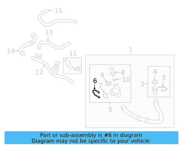 Upper Coupling Retainer Spring 1J0-121-142 - View 42