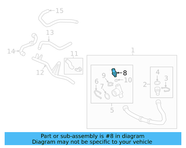 Temp Sensor 06A-919-501-A - View 72