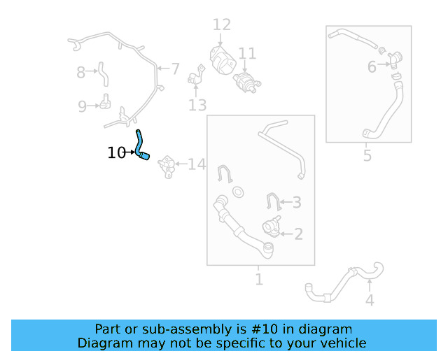 Hose 06K-121-049-A - View 8