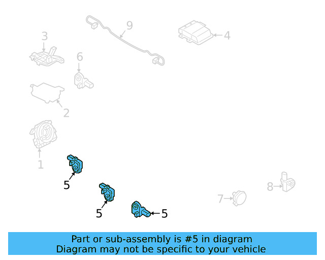 Ft Impact Sensor 3Q0-959-651-A - View 4