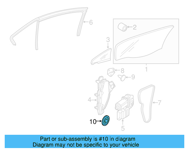 Door Shell Hole Cover 8Z0-837-111 - View 24