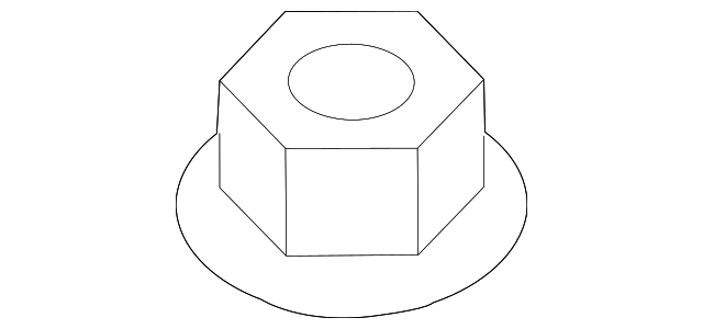 Window Regulator Nut N-011-006-36 - View 4