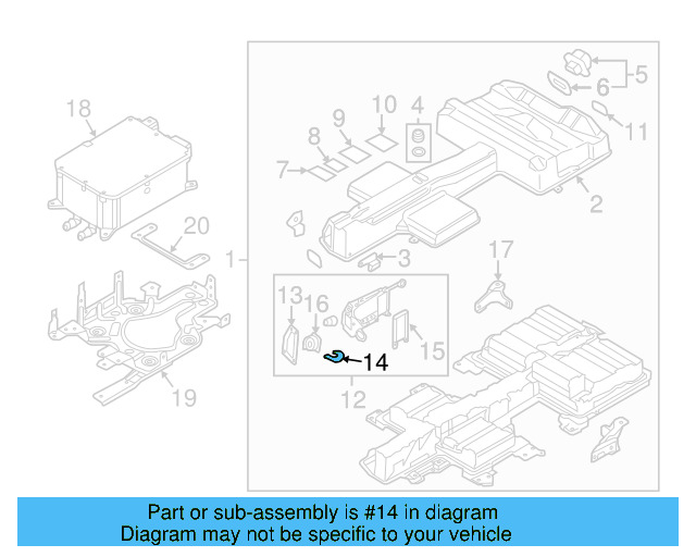 Control Assembly Retainer Clip 0BH-325-147 - View 10