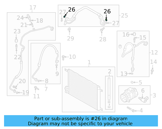 A/C Refrigerant Line O 4E0-260-749-A - View 69