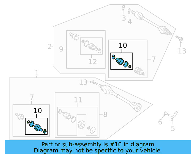 Outer Boot 1K0-498-203-A - View 7