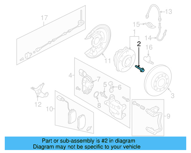 Axle Bolt WHT-005-437-A - View 75